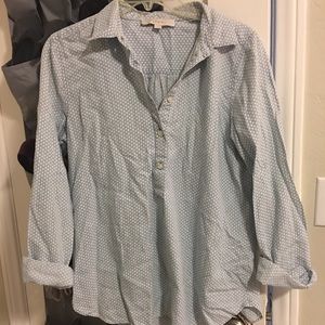 LOFT chambray button up